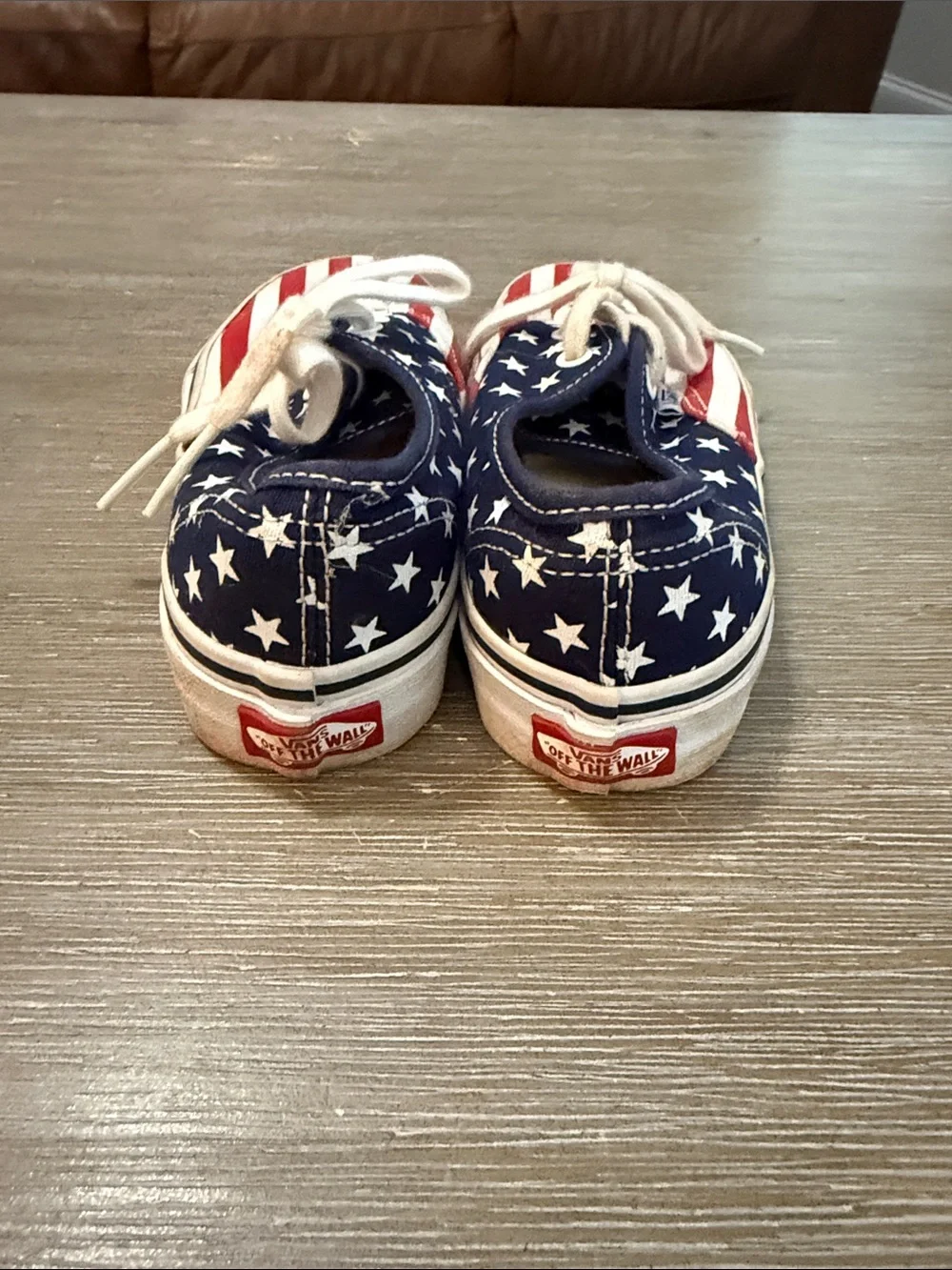 Vans Kids Stars & Stripes Canvas Sneakers - Red, White & Blue